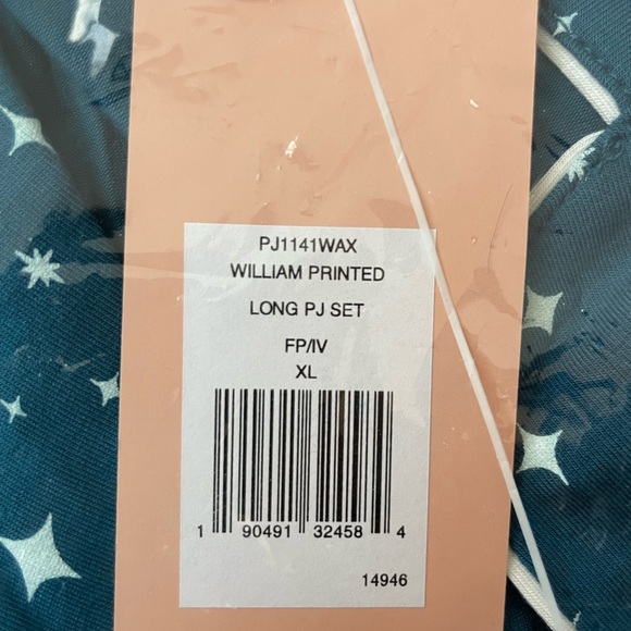 NWT! Eberjey Teal Modal Long Sleeve Pajama Set - Picture 9 of 10